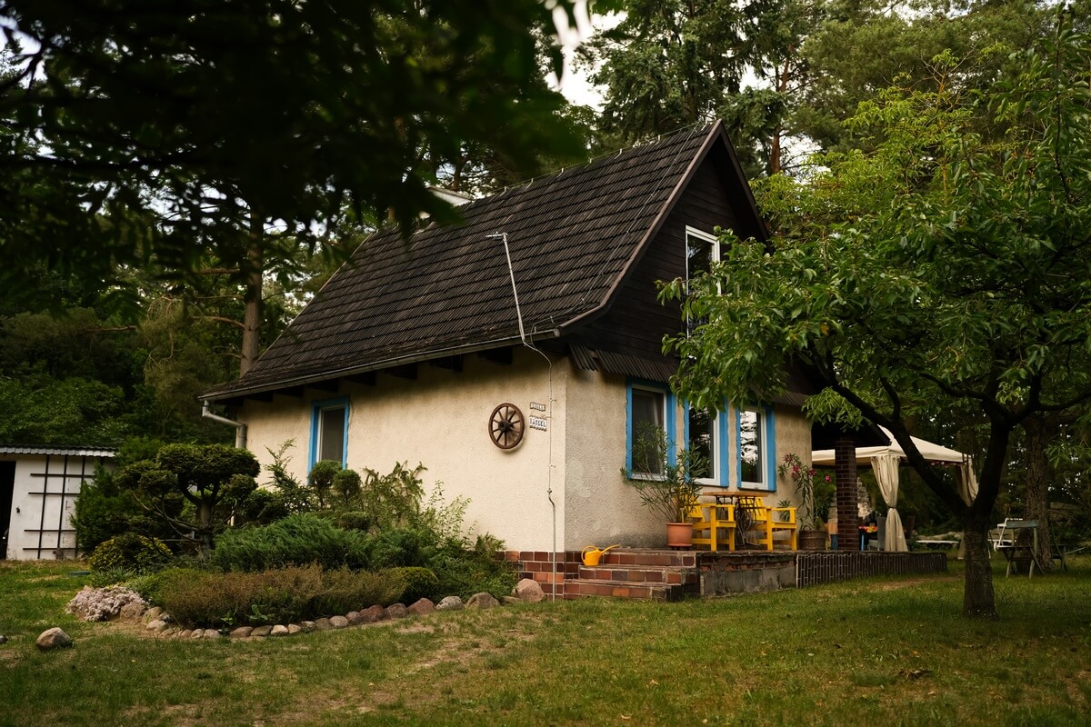 Widok na domek Villa Isabel od frontu