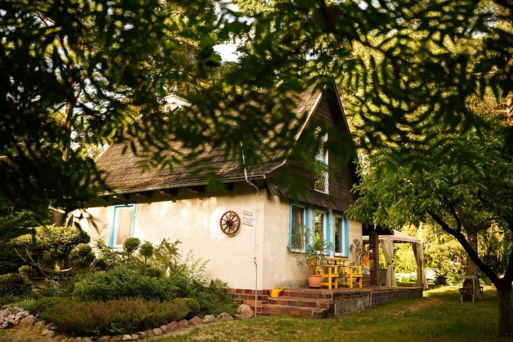 Widok na domek Villa Isabel od frontu